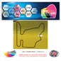 RC01-RC10 Racing Track Formula One Vinyl Decal Sticker x 4 F1, BTCC, BSB Various Designs Available