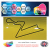 RC01-RC10 Racing Track Formula One Vinyl Decal Sticker x 4 F1, BTCC, BSB Various Designs Available