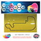RC11-RC20 Racing Track Formula One Vinyl Decal Sticker x 4 F1, BTCC, BSB Various Designs Available