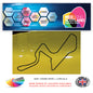 RC11-RC20 Racing Track Formula One Vinyl Decal Sticker x 4 F1, BTCC, BSB Various Designs Available