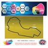 RC11-RC20 Racing Track Formula One Vinyl Decal Sticker x 4 F1, BTCC, BSB Various Designs Available