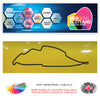 RC21-RC30 Racing Track Formula One Vinyl Decal Sticker x 4 F1, BTCC, BSB Various Designs Available