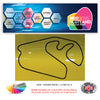 RC21-RC30 Racing Track Formula One Vinyl Decal Sticker x 4 F1, BTCC, BSB Various Designs Available