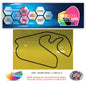 RC21-RC30 Racing Track Formula One Vinyl Decal Sticker x 4 F1, BTCC, BSB Various Designs Available