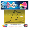 RC31-RC40 Racing Track Formula One Vinyl Decal Sticker x 4 F1, BTCC, BSB Various Designs Available