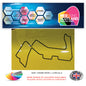 RC31-RC40 Racing Track Formula One Vinyl Decal Sticker x 4 F1, BTCC, BSB Various Designs Available