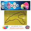 RC31-RC40 Racing Track Formula One Vinyl Decal Sticker x 4 F1, BTCC, BSB Various Designs Available