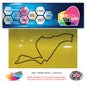 RC31-RC40 Racing Track Formula One Vinyl Decal Sticker x 4 F1, BTCC, BSB Various Designs Available