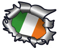 Ireland Ripped Metal Stickers RMS/RML02