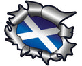 Scotland Ripped Metal Stickers RMS/RML03