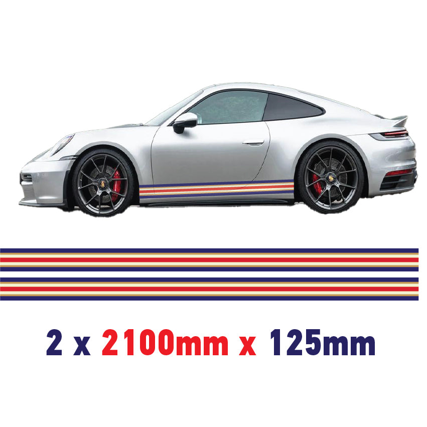 Rothmans Racing Side stripes Various Sizes Available