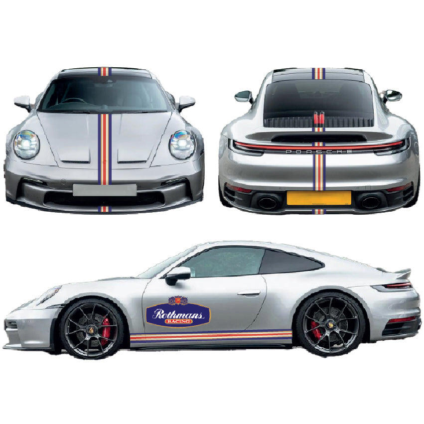 ROTH02 Rothmans Racing Graphics Kit 2 For Porsche