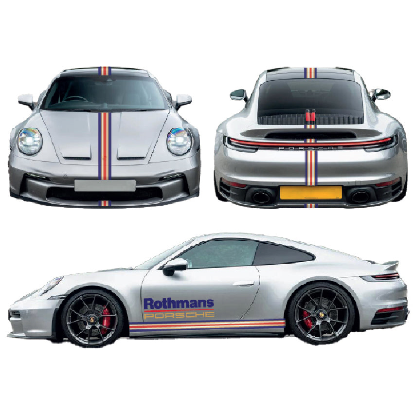 ROTH03 Rothmans Racing Graphics Kit 3 For Porsche