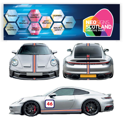 ROTH04 Rothmans Racing Graphics Kit For Porsche