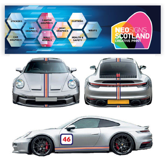 ROTH04 Rothmans Racing Graphics Kit For Porsche