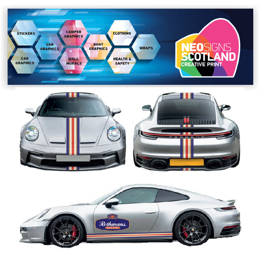 ROTH06 Rothmans Racing Graphics Kit For Porsche