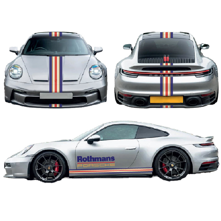 ROTH07 Rothmans Racing Graphics Kit 7 For Porsche