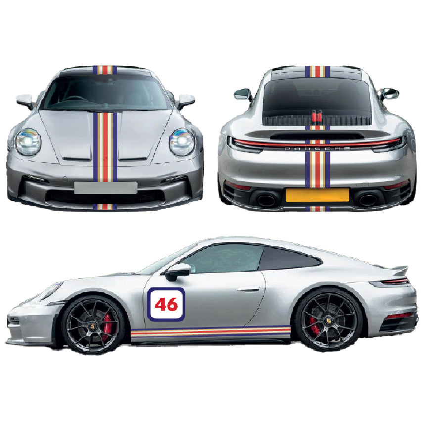 ROTH08 Rothmans Racing Graphics Kit 8 For Porsche