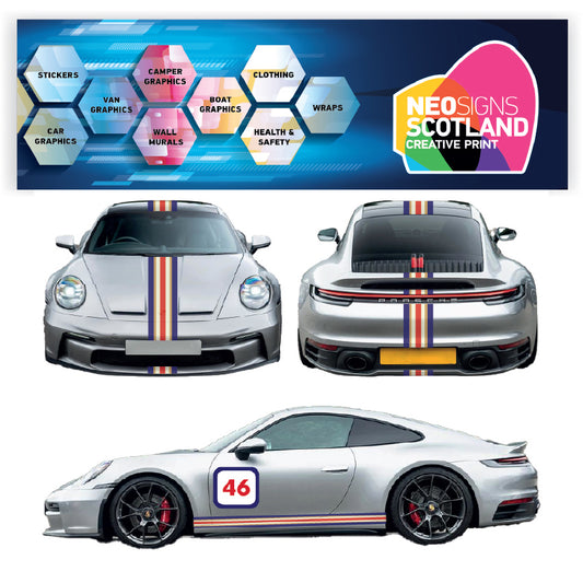 ROTH08 Rothmans Racing Graphics Kit For Porsche