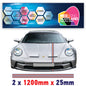ROPIN25 Rothmans Racing Bonnet Stripe 1200mm x 25mm For Porsche
