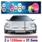 ROPIN37.5 Rothmans Racing Bonnet Stripe 1200mm x 37.5mm For Porsche