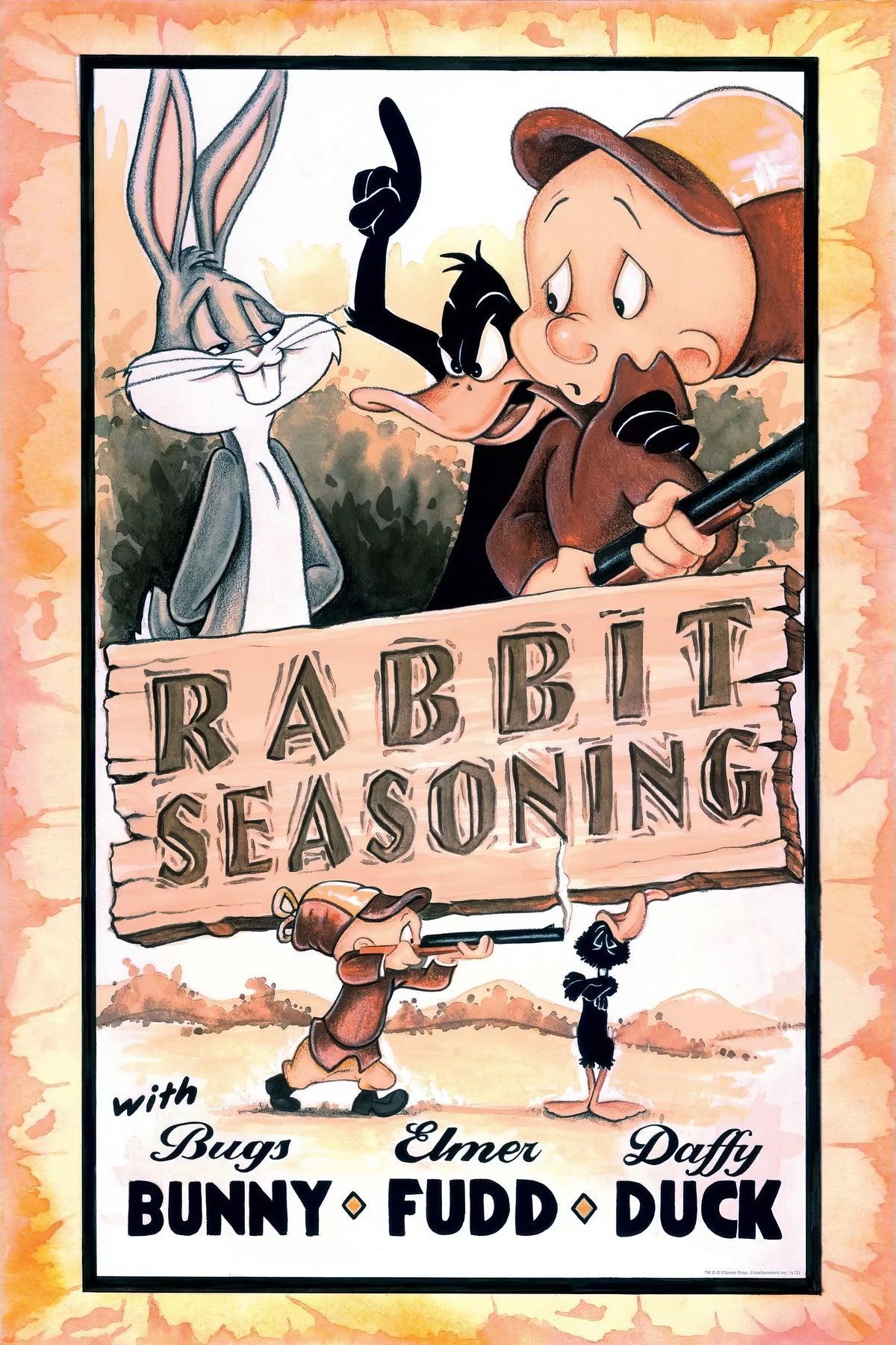 Rabbit Seasoning (1952) Film/Movie Premium Waterproof & Tear Resistant Posters
