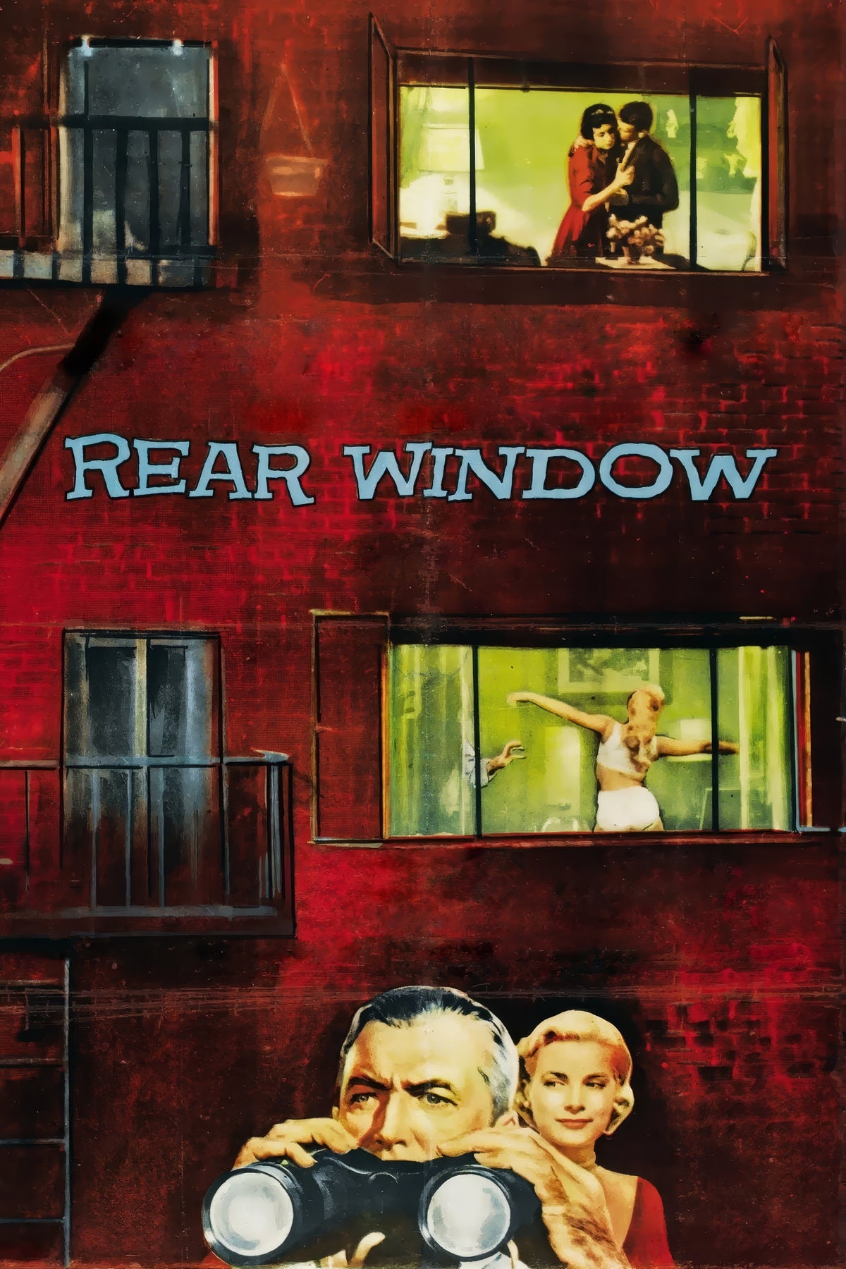 Rear Window (1954) Film/Movie Premium Waterproof & Tear Resistant Posters