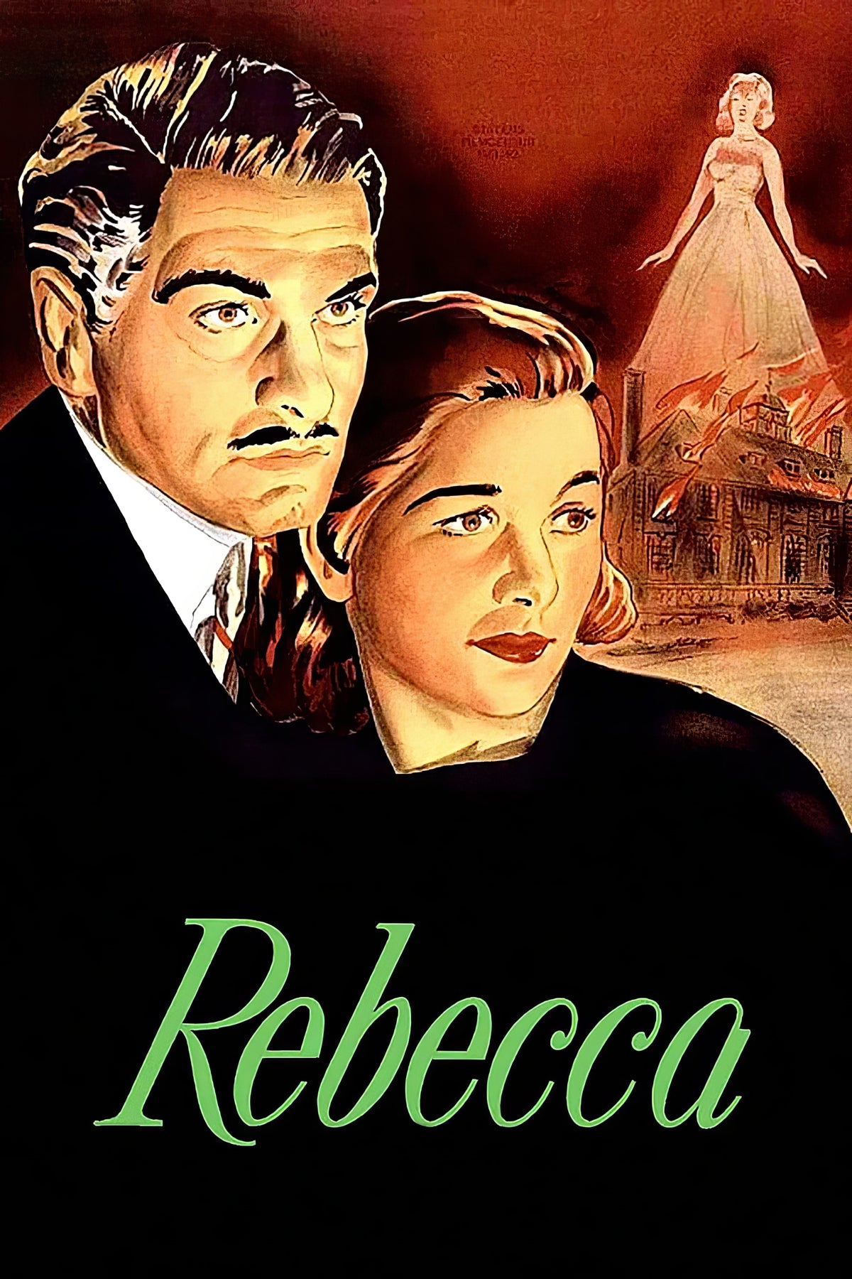 1940 Rebecca (1940) Film/Movie Premium Waterproof & Tear Resistant Posters