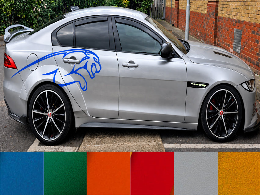 Leaping Jaguars graphics decals stickers Reflective Vinyl Only