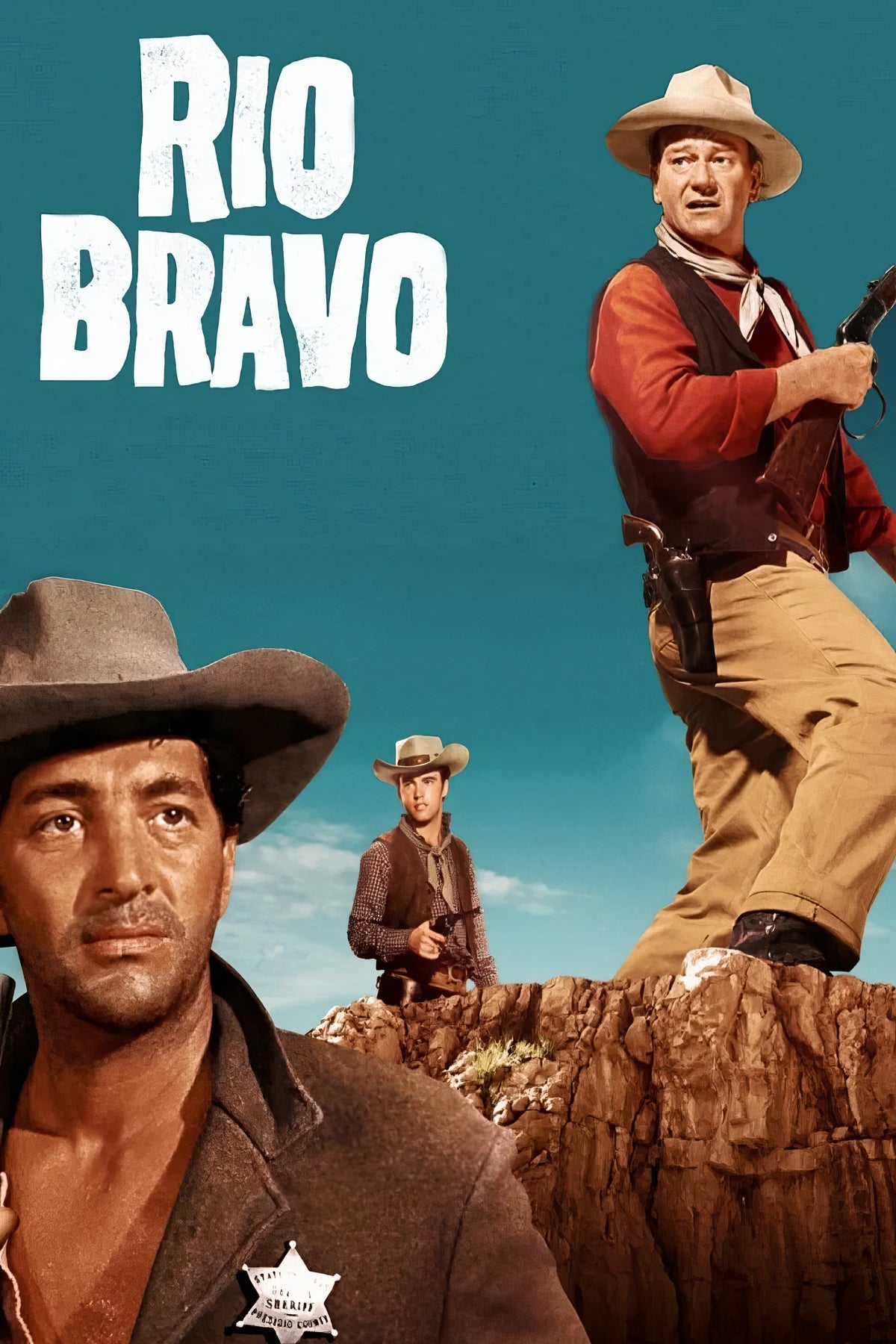 Rio Bravo (1959) Film/Movie Premium Waterproof & Tear Resistant Posters