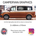 SCG31 And So The Adventure Begins Graphics stickers fits all Motorhome and Campervans