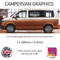 SCG31-SCG37 And So The Adventure Begins Graphic stickers fits all Motorhomes Various Designs Available