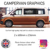 SCG31-SCG37 And So The Adventure Begins Graphic stickers fits all Motorhomes Various Designs Available