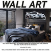 SCW01 3D Supercar 1 Sticker Wallpaper Mural Poster Transport Bedroom Wall