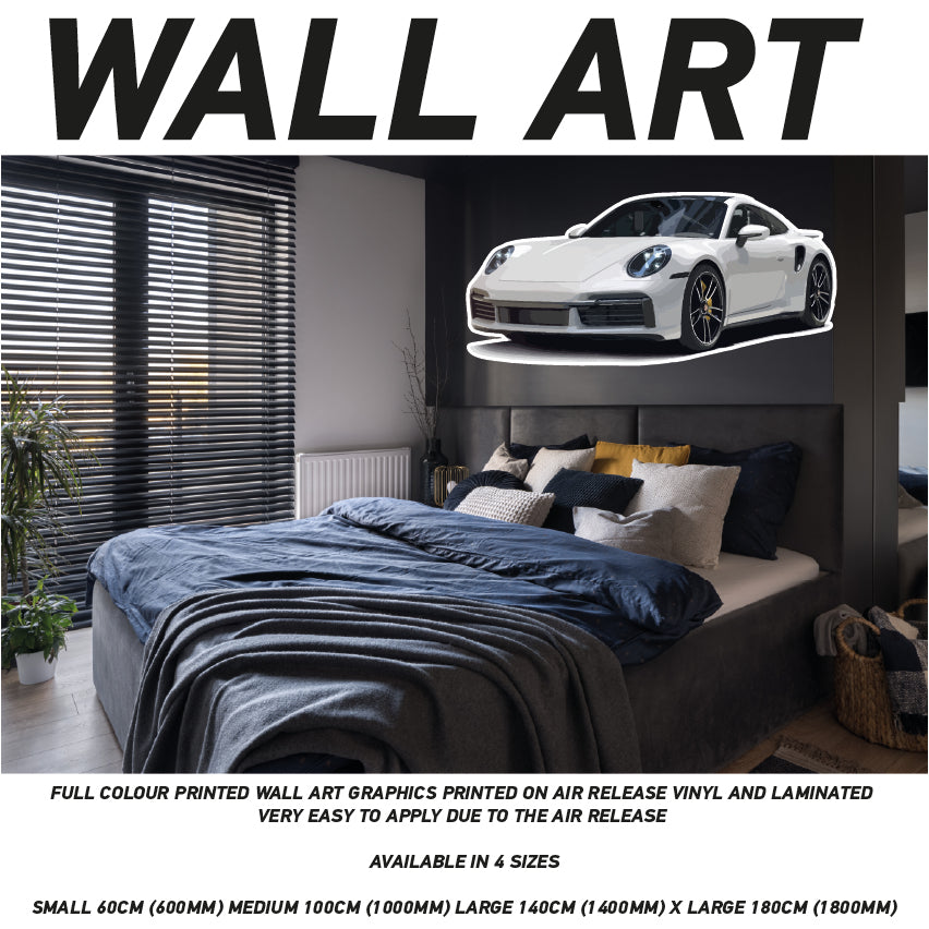 CIW01-62 3D Supercar Mural Sticker Poster Various Designs Available