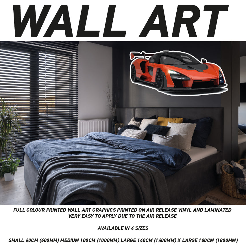 CIW01-62 3D Supercar Mural Sticker Poster Various Designs Available