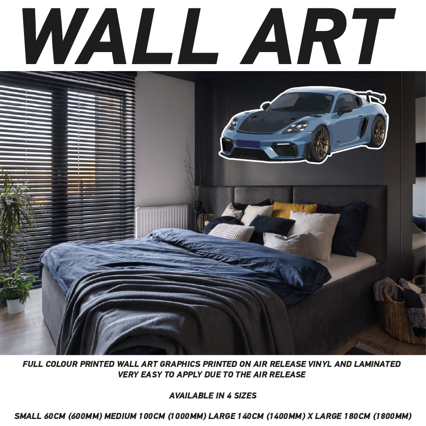 CIW01-62 3D Supercar Mural Sticker Poster Various Designs Available