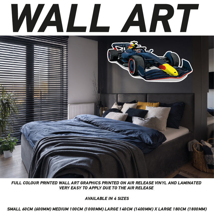 CIW01-62 3D Supercar Mural Sticker Poster Various Designs Available