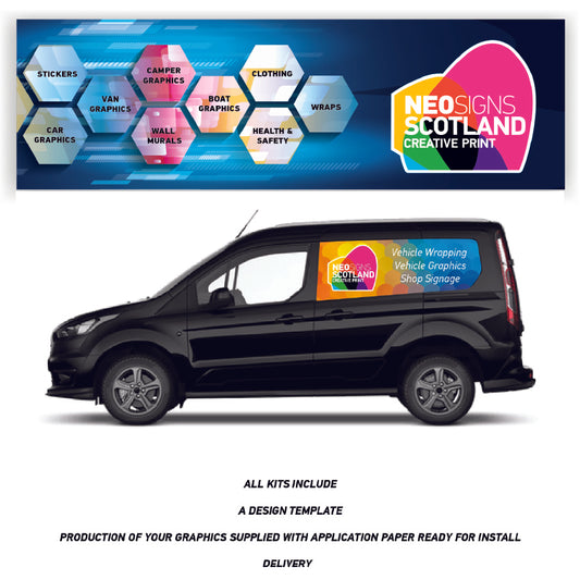 VAN11 Small Van Panel Wrap Kit Sign Writing Vehicle lettering Livery signs