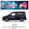 VAN01 Small Van Graphics Kit Sign Writing Vehicle lettering Livery signs Text only