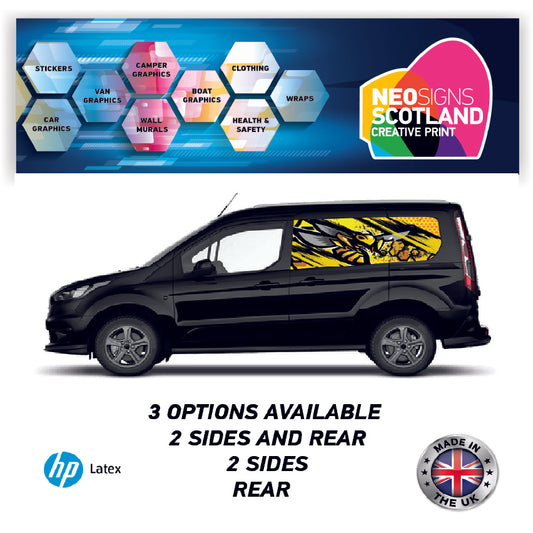 SMFC13 Pattern Small Van Panel Wrap Kit