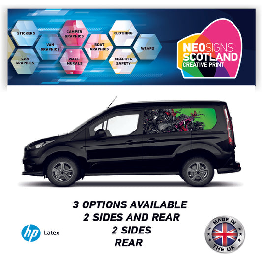 SMFC17 Mythical Dragon Small Van Panel Wrap Kit