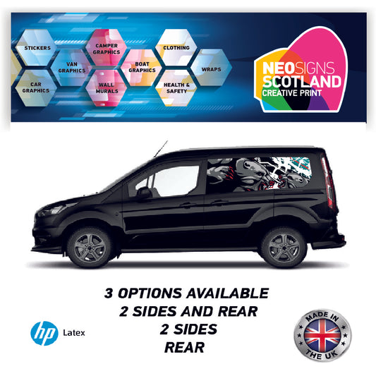 SMFC19 Fighting Bears Small Van Panel Wrap Kit