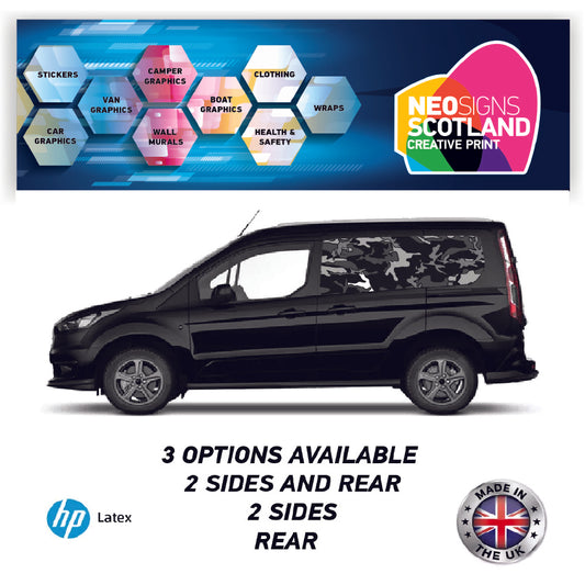 SMFC01 Camouflage Small Van Panel Wrap Kit