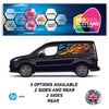 SMFC06 Vibrant Pattern Small Van Panel Wrap Kit