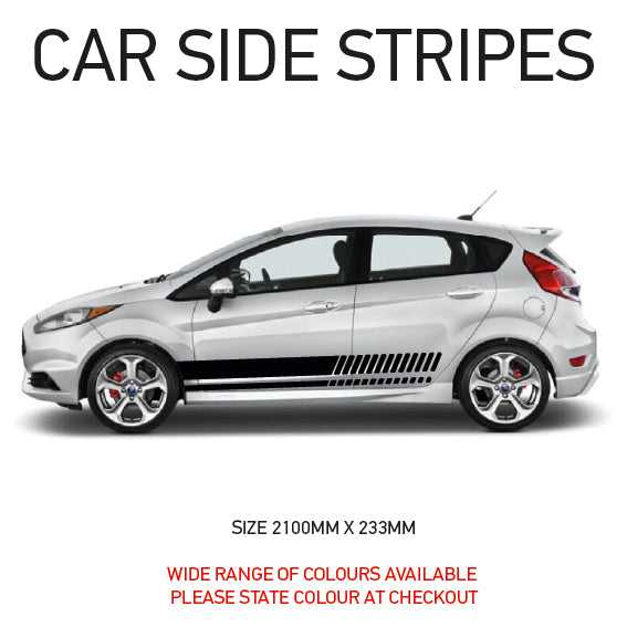 SS02 Universal Side Stripe 2100mm x 233mm Will Fit Any Car Van Graphics Stickers Decals