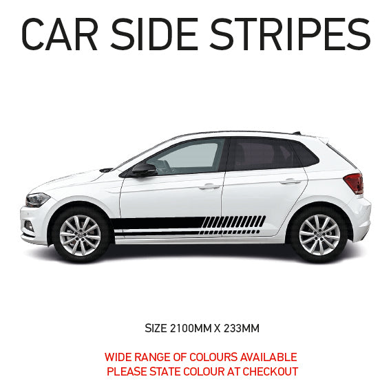 SS02 Universal Side Stripe 2100mm x 233mm Will Fit Any Car Van Graphics Stickers Decals