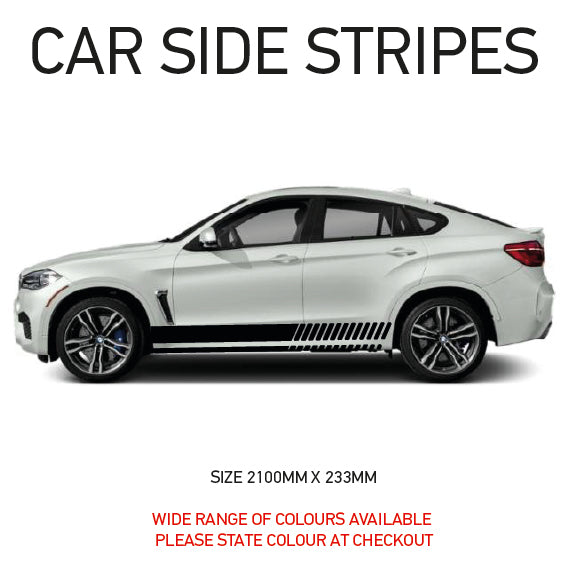 SS02 Universal Side Stripe 2100mm x 233mm Will Fit Any Car Van Graphics Stickers Decals