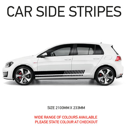 SS01-07  Universal Side Stripe 1 Will Fit Any Car Van Graphics Stickers Decals