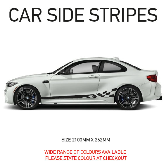 SS04 Universal Side Stripe 2100mm x 262mm Will Fit Any Car Van Graphics Stickers Decals